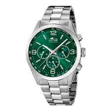 OROLOGIO LOTUS MINIMALIST 18152F VERDE CINGHIA ACCIAIO INOSSIDABILE 316L UOMO