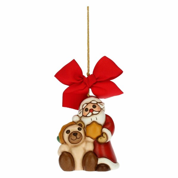 Addobbo natalizio Babbo Natale con Teddy maxi THUN