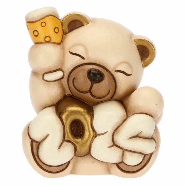 Teddy Buon Anno 2024 con calice in ceramica THUN