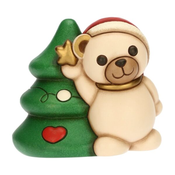 ceramica thun teddy albero natale medio